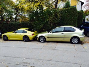 318ti winterschleuder in Pistatziengrn metallic - 3er BMW - E46