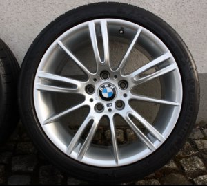 BMW M193 Felge in 9x18 ET  mit Dunlop  Reifen in 255/30/18 montiert hinten Hier auf einem 3er BMW E46 316i (Limousine) Details zum Fahrzeug / Besitzer