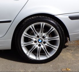 BMW  Felge in 8x18 ET 50 mit Continental Sport Contact 3 Reifen in 255/35/18 montiert hinten Hier auf einem 3er BMW E46 320d (Touring) Details zum Fahrzeug / Besitzer