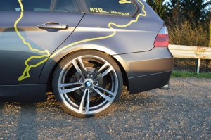 BMW Styling 437 Felge in 10x19 ET 40 mit Dunlop Sport Maxx Reifen in 255/30/19 montiert hinten mit 10 mm Spurplatten Hier auf einem 3er BMW E91 318d (Touring) Details zum Fahrzeug / Besitzer
