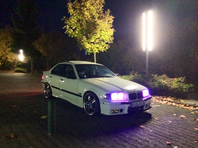 white.stanced.twen'yeight.sedan - 3er BMW - E36