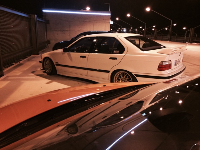 white.stanced.twen'yeight.sedan - 3er BMW - E36