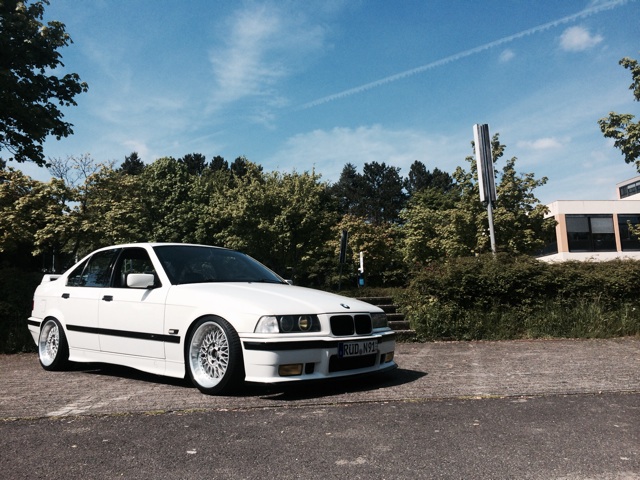 white.stanced.twen'yeight.sedan - 3er BMW - E36