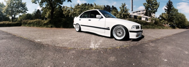 white.stanced.twen'yeight.sedan - 3er BMW - E36