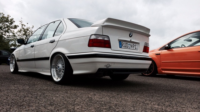 white.stanced.twen'yeight.sedan - 3er BMW - E36