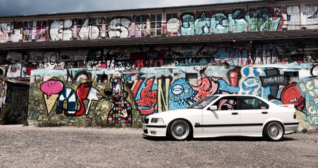 white.stanced.twen'yeight.sedan - 3er BMW - E36