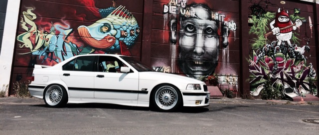 white.stanced.twen'yeight.sedan - 3er BMW - E36