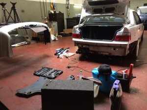 white.stanced.twen'yeight.sedan - 3er BMW - E36