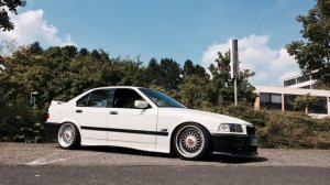 white.stanced.twen'yeight.sedan - 3er BMW - E36