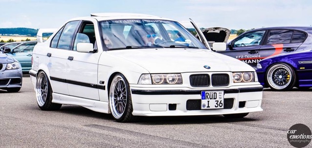 white.stanced.twen'yeight.sedan - 3er BMW - E36