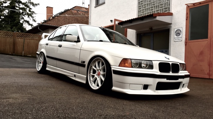 white.stanced.twen'yeight.sedan - 3er BMW - E36