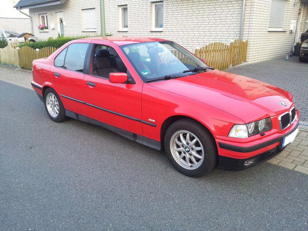 BMW 318i Hellrot mein Erster - 3er BMW - E36