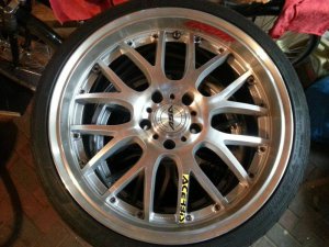 ASA Felgen AR1 Felge in 8.5x19 ET 37 mit Dunlop SP Sport Maxx Reifen in 235/35/19 montiert vorn Hier auf einem 3er BMW E46 318i (Cabrio) Details zum Fahrzeug / Besitzer