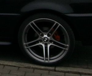 BMW Performance 313 Felge in 9x19 ET 39 mit Bridgestone  Reifen in 255/30/19 montiert hinten Hier auf einem 3er BMW E46 318i (Cabrio) Details zum Fahrzeug / Besitzer