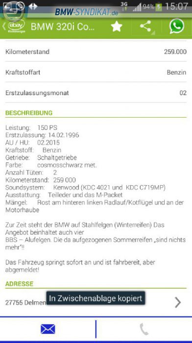 BMW-Syndikat Fotostorie