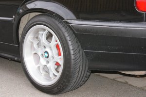Borbet  Felge in 10x16 ET 30 mit Nankang  Reifen in 225/55/16 montiert hinten Hier auf einem 3er BMW E36 320i (Touring) Details zum Fahrzeug / Besitzer