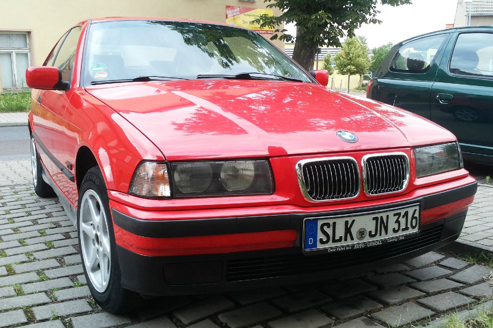 316i compact hellrot - 3er BMW - E36