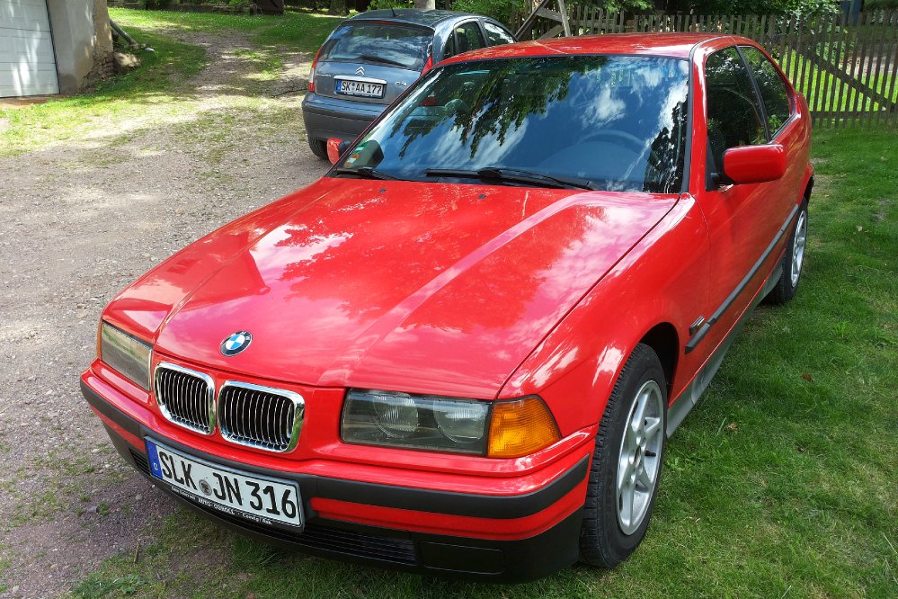 316i compact hellrot - 3er BMW - E36