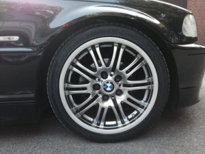 BMW Styling 67 Felge in 8x18 ET 47 mit Hankook  Reifen in 225/40/18 montiert vorn Hier auf einem 3er BMW E46 318i (Coupe) Details zum Fahrzeug / Besitzer