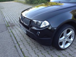 BMW Styling 87 Felge in 9.5x20 ET 45 mit Pirelli P Zero Reifen in 255/35/20 montiert vorn mit 10 mm Spurplatten Hier auf einem X3 BMW E83 3.0i (SAV) Details zum Fahrzeug / Besitzer
