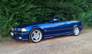 E36, 320i Cabrio avusblau - 3er BMW - E36