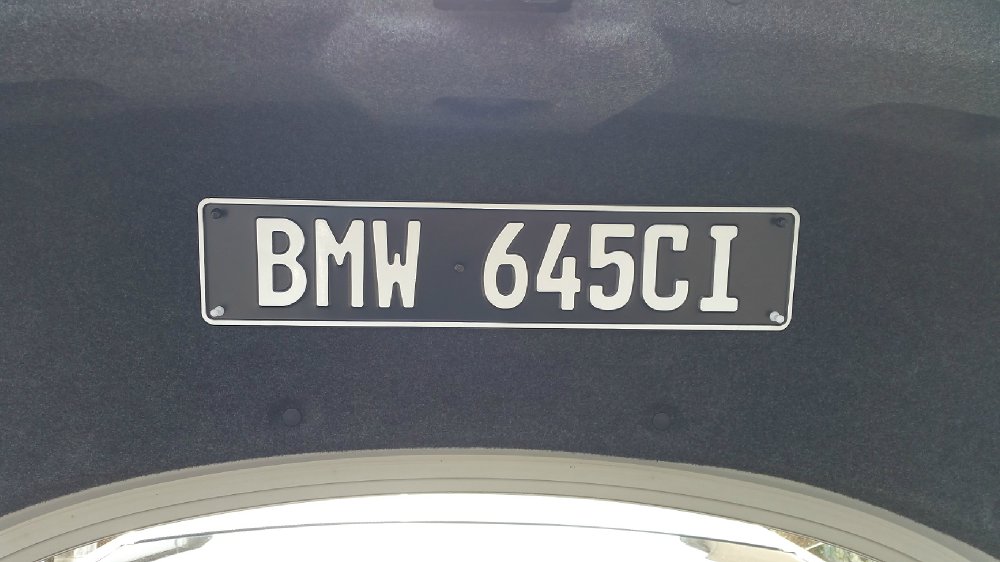 Mein Fred der 645Ci E63 - Fotostories weiterer BMW Modelle