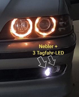 e 39, aktiksilber, Vollleder grau, 523i, Schaltget - 5er BMW - E39