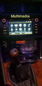 e 39, aktiksilber, Vollleder grau, 523i, Schaltget - 5er BMW - E39