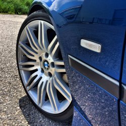BMW  Felge in 8.5x19 ET 13 mit Hankook  Reifen in 235/35/19 montiert vorn Hier auf einem 5er BMW E39 525i (Limousine) Details zum Fahrzeug / Besitzer