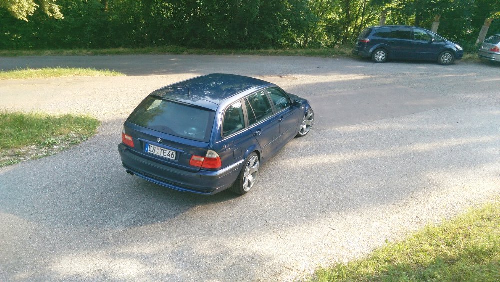 Blauer 320i Bigfoot. - 3er BMW - E46