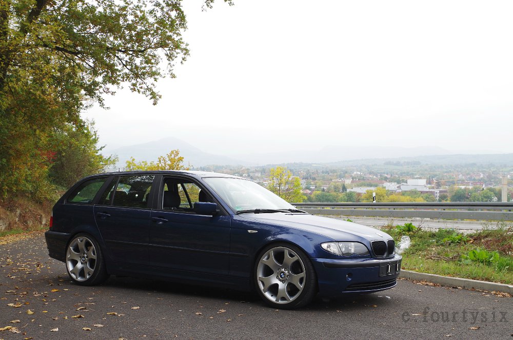 Blauer 320i Bigfoot. - 3er BMW - E46