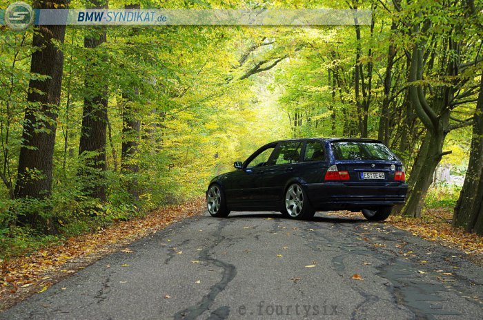 Blauer 320i Bigfoot. - 3er BMW - E46