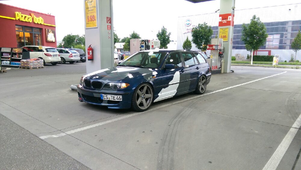 Blauer 320i Bigfoot. - 3er BMW - E46