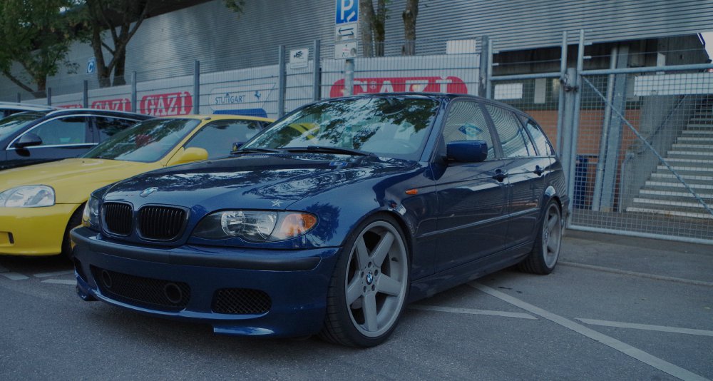 Blauer 320i Bigfoot. - 3er BMW - E46