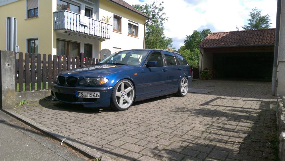 Blauer 320i Bigfoot. - 3er BMW - E46