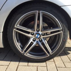 Borbet XRT Felge in 8x18 ET 30 mit Hankook V12 EVO Reifen in 225/40/18 montiert hinten Hier auf einem 3er BMW E91 320d (Touring) Details zum Fahrzeug / Besitzer