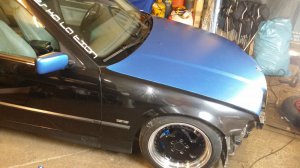 e36 Azurblau Matt Metalic - 3er BMW - E36