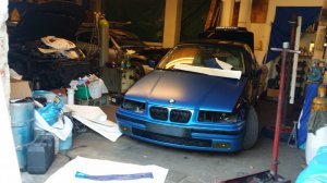 e36 Azurblau Matt Metalic - 3er BMW - E36