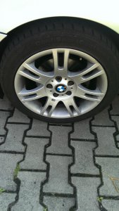 BMW Styling 97 Felge in 7.5x17 ET  mit Continental ContiSportContact3 Reifen in 225/40/17 montiert vorn Hier auf einem 3er BMW E46 318ti (Compact) Details zum Fahrzeug / Besitzer