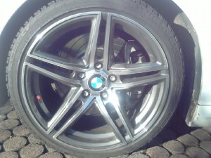 Borbet xrt graphite Felge in 9x18 ET 35 mit Michelin Winter Reifen in 225/40/18 montiert vorn Hier auf einem 3er BMW E92 335d (Coupe) Details zum Fahrzeug / Besitzer