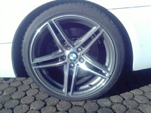Borbet xrt graphite Felge in 9x18 ET 35 mit Michelin Winter Reifen in 225/40/18 montiert hinten mit 15 mm Spurplatten Hier auf einem 3er BMW E92 335d (Coupe) Details zum Fahrzeug / Besitzer
