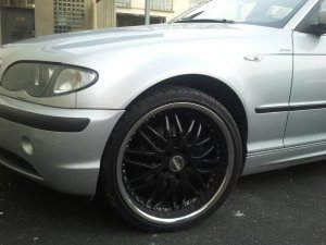 royal wheels GT20 Felge in 8.5x19 ET 35 mit - NoName/Ebay - Sonny China-Reisrad Reifen in 225/35/19 montiert vorn Hier auf einem 3er BMW E46 320i (Touring) Details zum Fahrzeug / Besitzer