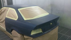 BMW e36 blue coupe - 3er BMW - E36