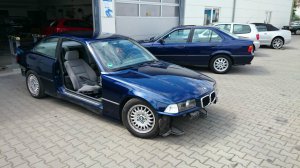 BMW e36 blue coupe - 3er BMW - E36