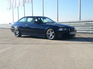 BMW e36 blue coupe - 3er BMW - E36