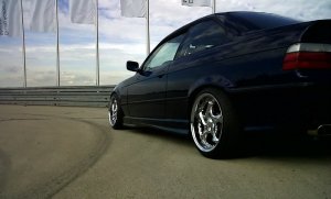 BMW e36 blue coupe - 3er BMW - E36