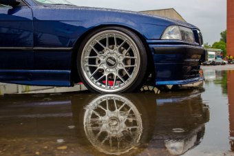 BMW e36 blue coupe - 3er BMW - E36