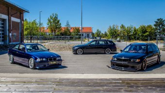 BMW e36 blue coupe - 3er BMW - E36
