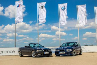 BMW e36 blue coupe - 3er BMW - E36