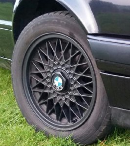 BBS BBS Felgen Felge in 7x15 ET  mit Dunlop SP Sport Reifen in 195/55/15 montiert vorn Hier auf einem 3er BMW E30 318i (Touring) Details zum Fahrzeug / Besitzer